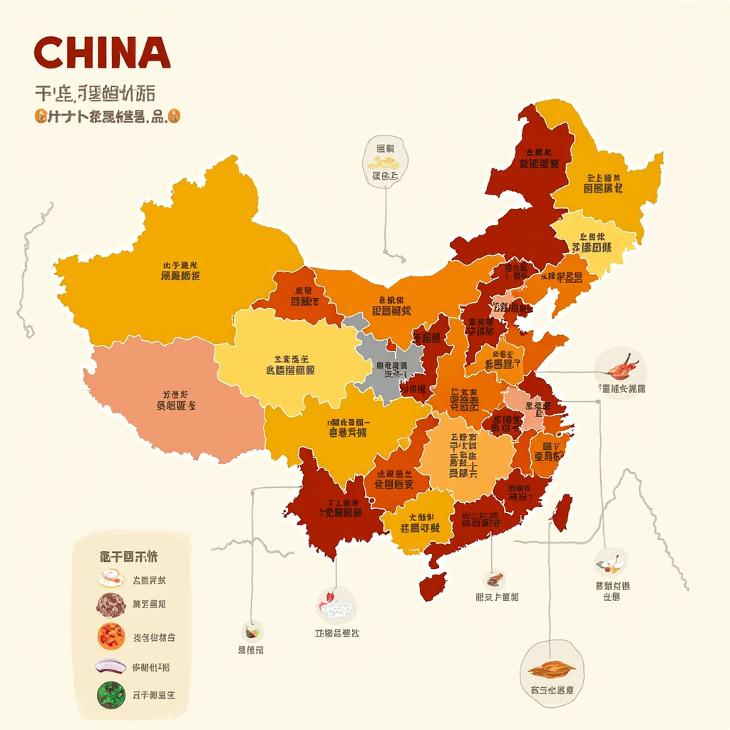 Variety of Chinese food