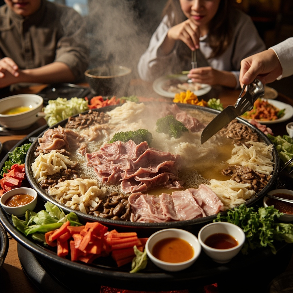 Ancient Chinese bronze ding hot pot origin