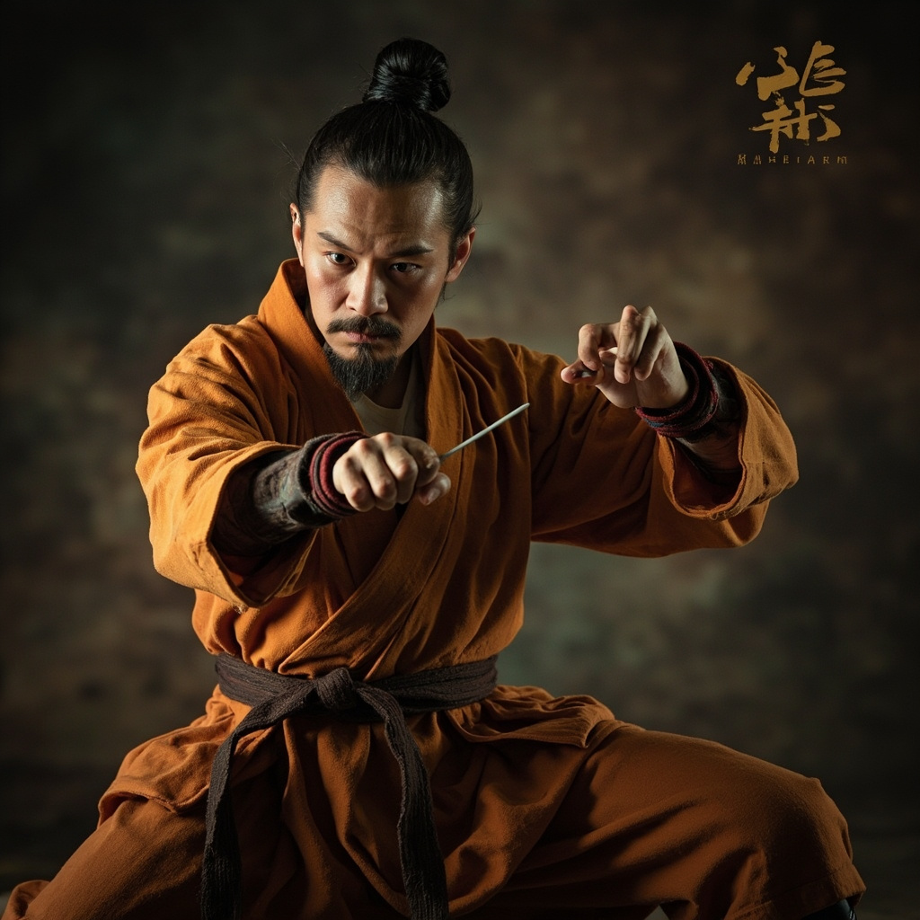 Shaolin monk kung fu