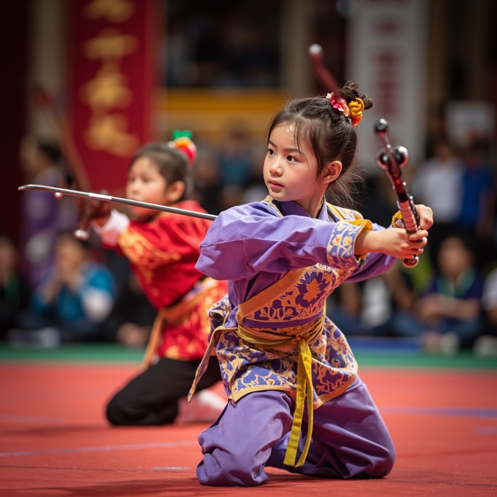 Wushu competition