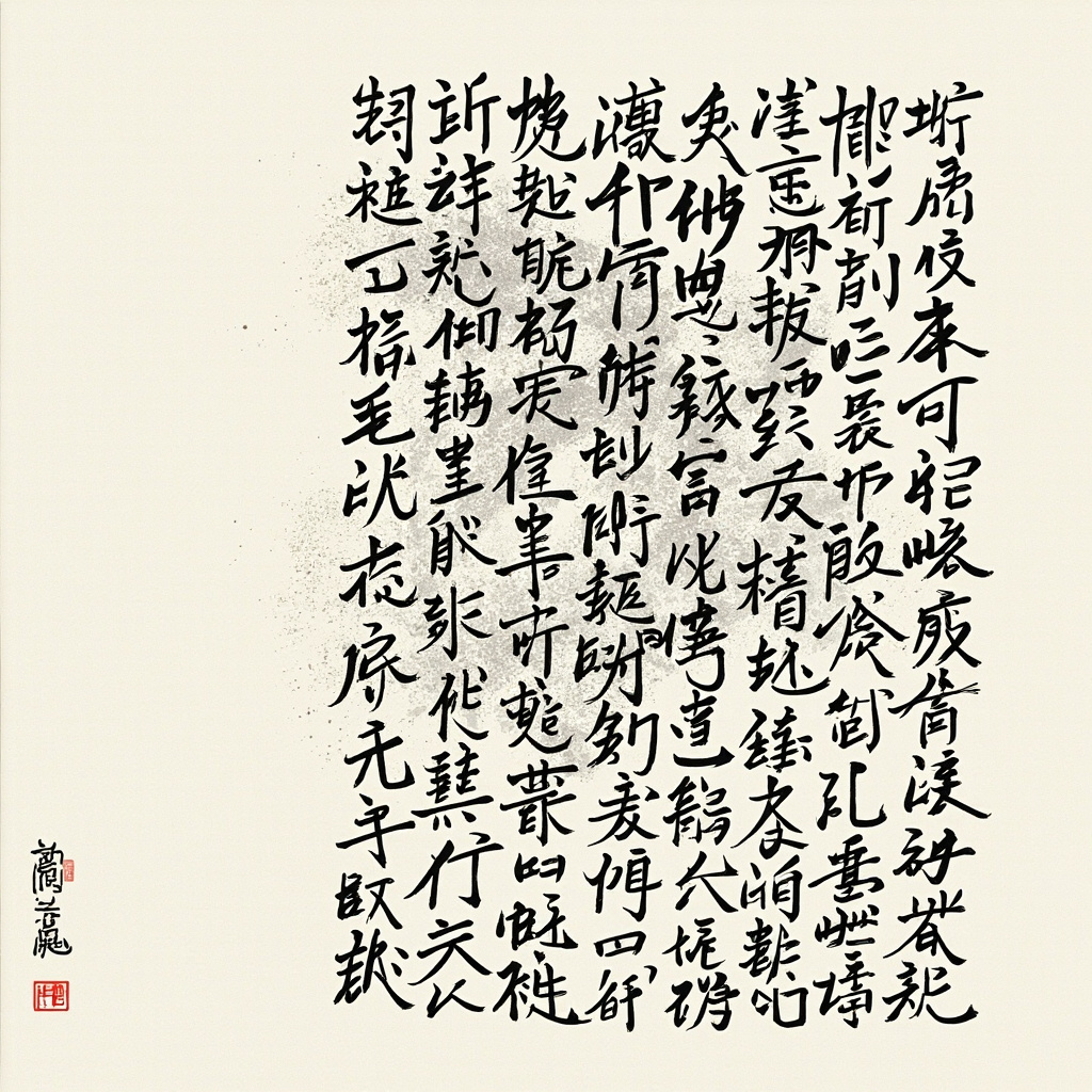 Chinese characters writing system